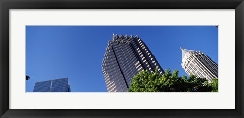 Framed Atlanta Skyscrapers, Georgia Print