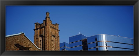 Framed High section view of buildings in a city, Presbyterian Church, Midtown plaza, Atlanta, Fulton County, Georgia, USA Print