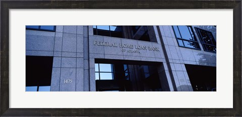 Framed Facade of a bank building, Federal Home Loan Bank, Atlanta, Fulton County, Georgia, USA Print