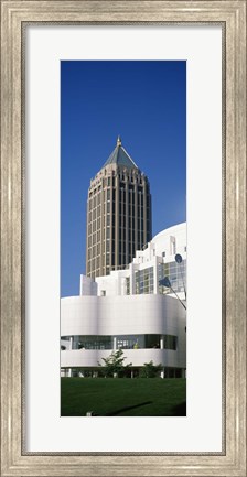 Framed Art museum in front of a skyscraper, High Museum Of Art, Atlanta, Fulton County, Georgia, USA Print