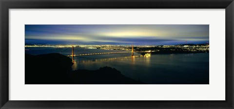 Framed Golden Gate Bridge, San Francisco Bay Print