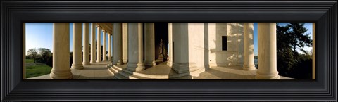 Framed Columns of a memorial, Jefferson Memorial, Washington DC, USA Print