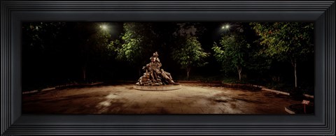 Framed Sculpture in a memorial, Vietnam Women&#39;s Memorial, Washington DC, USA Print