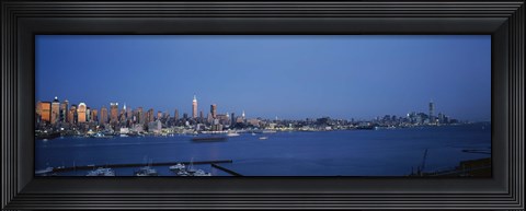 Framed View of New York City from Hamilton Park, New York State Print