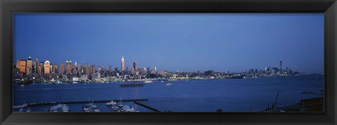 Framed View of New York City from Hamilton Park, New York State Print