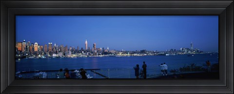 Framed City viewed from Hamilton Park, New York City, New York State Print