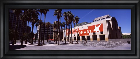 Framed Art museum in a city, Downtown San Jose, California Print