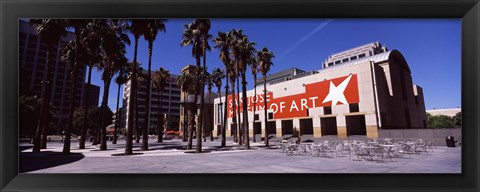 Framed Art museum in a city, Downtown San Jose, California Print