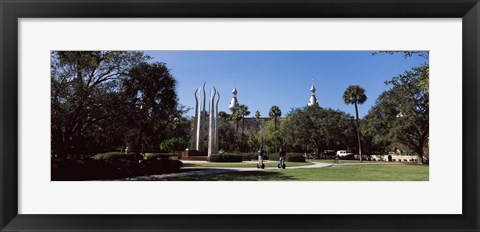 Framed University students in the campus, Plant Park, University Of Tampa, Tampa, Hillsborough County, Florida, USA Print