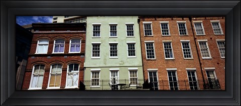 Framed Low angle view of buildings, Riverwalk Area, New Orleans, Louisiana, USA Print