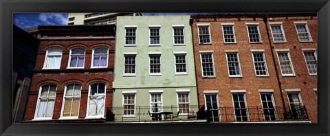 Framed Low angle view of buildings, Riverwalk Area, New Orleans, Louisiana, USA Print