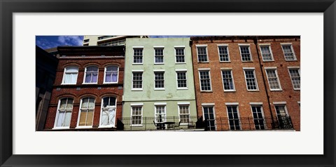 Framed Low angle view of buildings, Riverwalk Area, New Orleans, Louisiana, USA Print