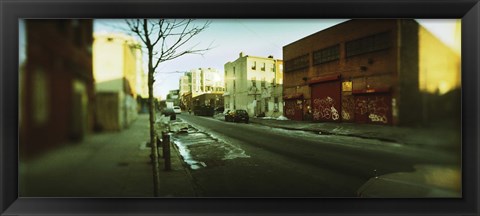 Framed Buildings in a city, Williamsburg, Brooklyn, New York City, New York State, USA Print