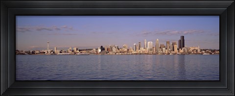 Framed Seattle, Washington from the Water Print