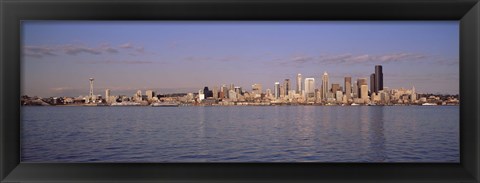 Framed Seattle, Washington from the Water Print