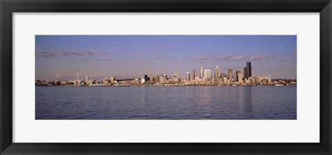 Framed Seattle, Washington from the Water Print