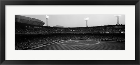 Framed Spectators in a baseball park, U.S. Cellular Field, Chicago, Cook County, Illinois, USA Print