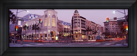 Framed Rodeo Drive, Beverly Hills, California Print