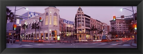 Framed Rodeo Drive, Beverly Hills, California Print