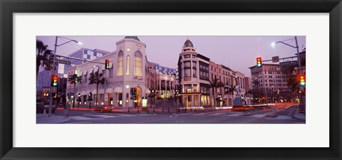 Framed Rodeo Drive, Beverly Hills, California Print