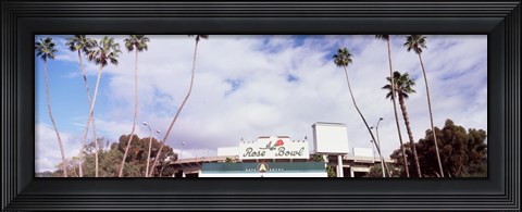 Framed Facade of a stadium, Rose Bowl Stadium, Pasadena, Los Angeles County, California, USA Print