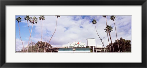 Framed Facade of a stadium, Rose Bowl Stadium, Pasadena, Los Angeles County, California, USA Print