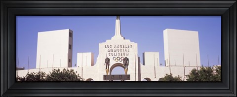 Framed Los Angeles Memorial Coliseum, Los Angeles, California Print