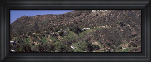 Framed Hollywood Hills, Hollywood, California Print