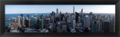 Framed Aerial View of Chicago Print