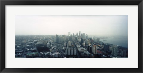 Framed City viewed from the Space Needle, Queen Anne Hill, Seattle, Washington State, USA 2010 Print