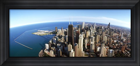 Framed Chicago skyscrapers, Cook County, Illinois, USA 2010 Print