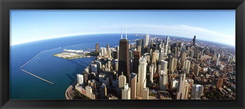 Framed Chicago skyscrapers, Cook County, Illinois, USA 2010 Print