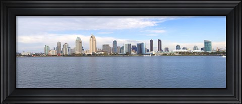 Framed Buildings at the waterfront, San Diego, San Diego County, California, USA 2010 Print