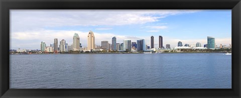 Framed Buildings at the waterfront, San Diego, San Diego County, California, USA 2010 Print