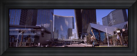 Framed Skyscrapers in a city, Citycenter, The Strip, Las Vegas, Nevada, USA 2010 Print