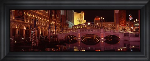 Framed Arch bridge across a lake, Las Vegas, Nevada, USA Print
