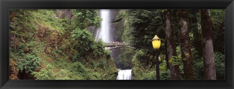 Framed Multnomah Falls, Hood River, Columbia River Gorge, Oregon Print