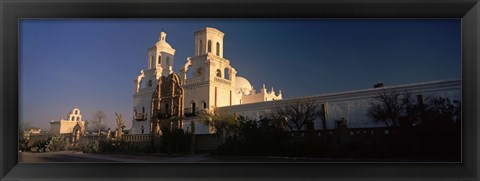Framed Mission San Xavier Del Bac, Tucson, Arizona Print