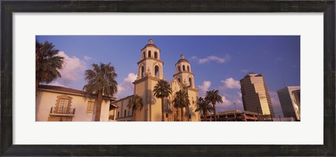 Framed St. Augustine Cathedral, Tucson, Arizona Print