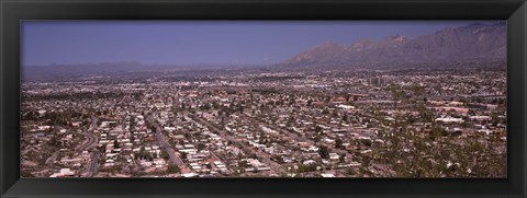 Framed Tucson, Arizona (aerial view) Print