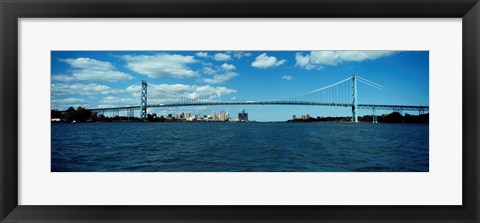 Framed Ambassador Bridge, Detroit Print