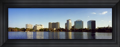 Framed Lake Eola, Orlando, Florida (distant view) Print