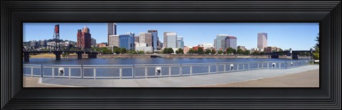 Framed Buildings at the waterfront, Vista Point, Portland, Multnomah County, Oregon, USA 2010 Print