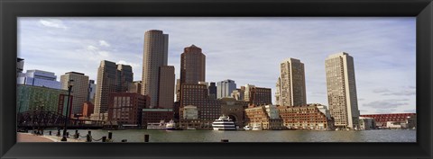 Framed City at the waterfront, Fan Pier, Boston, Suffolk County, Massachusetts, USA 2010 Print