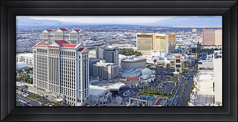 Framed Strip, Las Vegas, Clark County, Nevada, USA Print