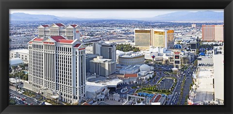 Framed Strip, Las Vegas, Clark County, Nevada, USA Print
