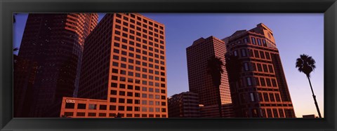 Framed Buildings in Los Angeles, California Print