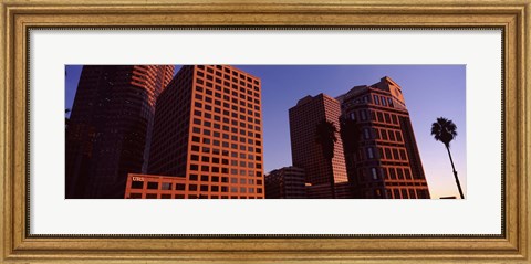 Framed Buildings in Los Angeles, California Print