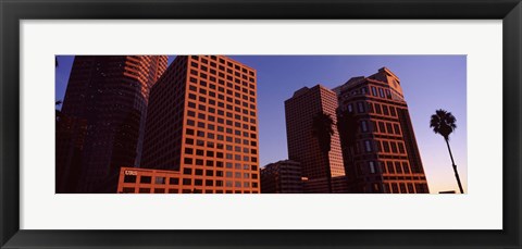 Framed Buildings in Los Angeles, California Print