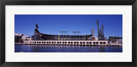 Framed Baseball park at the waterfront, AT&amp;T Park, 24 Willie Mays Plaza, San Francisco, California, USA Print